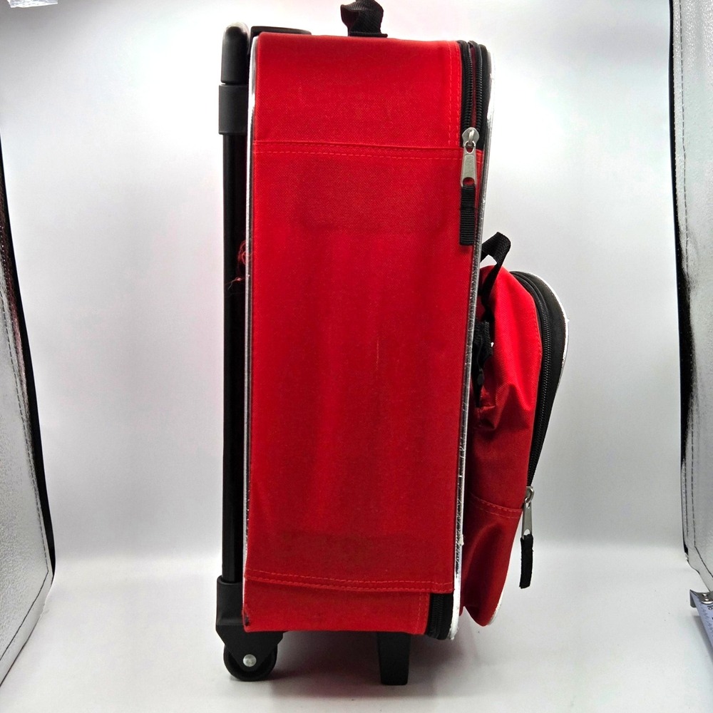 Disney Pixar CARS‎ Suitcase Rolling Luggage on Wheels  16x12 - Picture 2 of 11